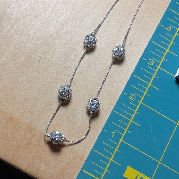 Lia Sophia Crystal Ball necklace - Picture 2 of 2